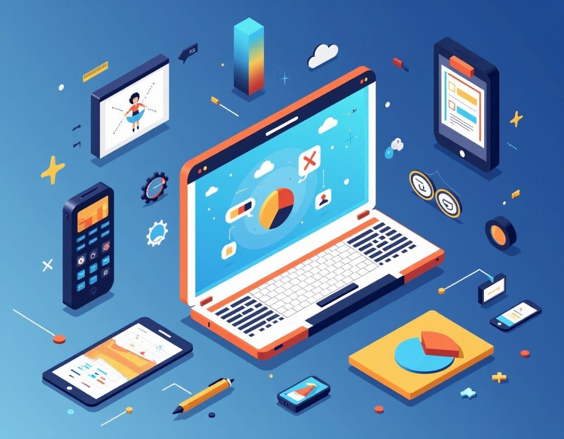 Representation of crypto taxes and compliance, showcasing digital tools for managing cryptocurrency tax obligations.