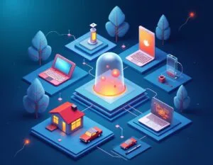 Representation of earning crypto rewards through staking, cashback, and crypto-based incentives.