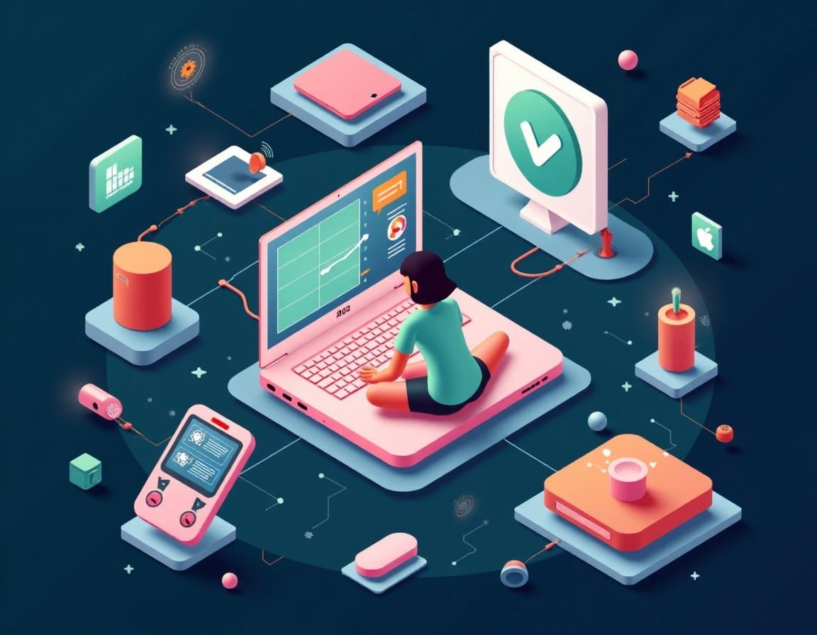 Representation of blockchain basics, showcasing digital transactions and decentralized networks.