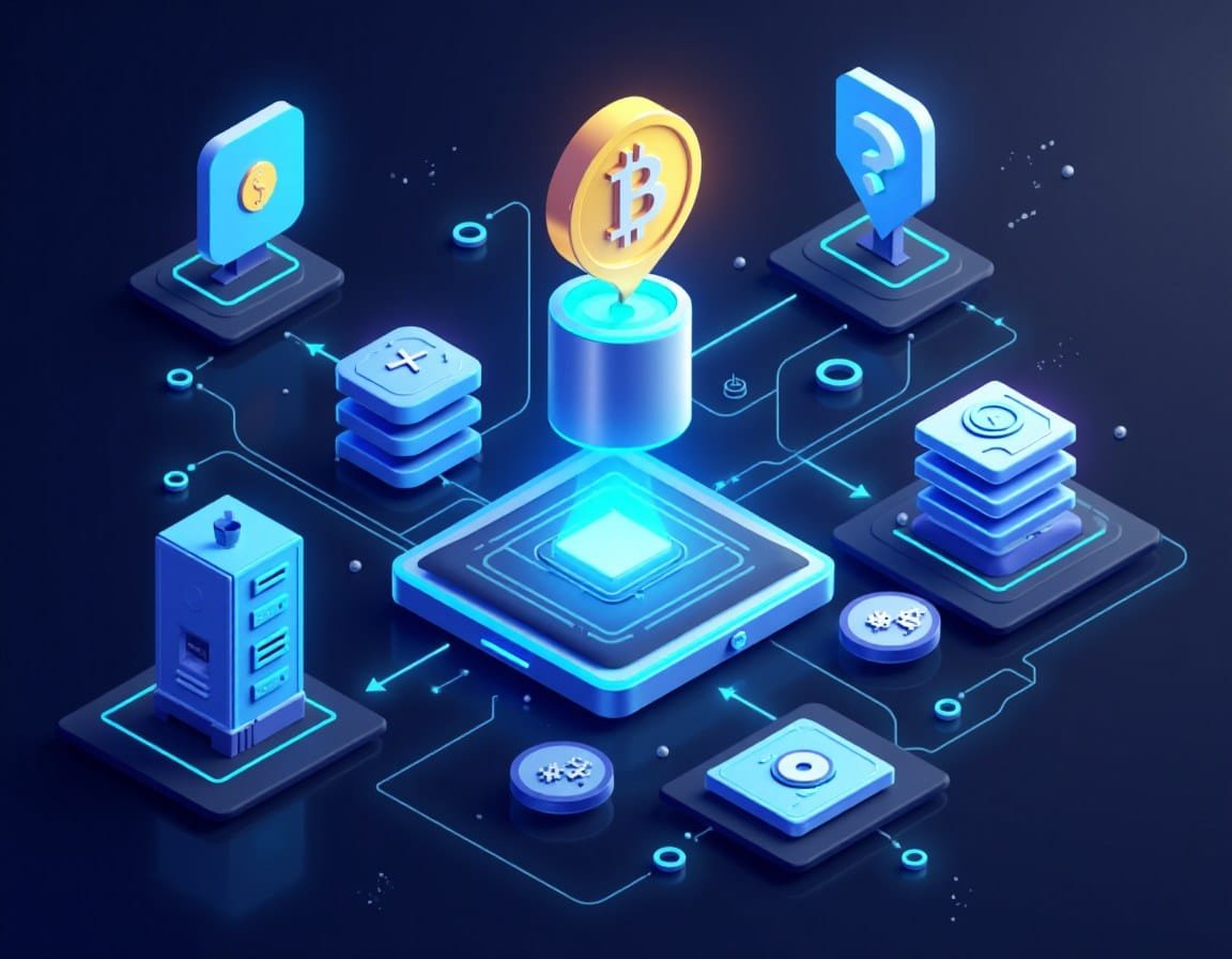 Visual representation of crypto storage solutions, showcasing secure digital storage for cryptocurrencies.