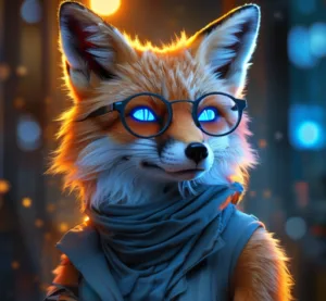 Ledger - Crypto-Wealth-Hub Digital Fox Mascot Ledger, the digital fox mascot of Crypto-Wealth-Hub, representing intelligence, security, and adaptability in the world of cryptocurrencies.